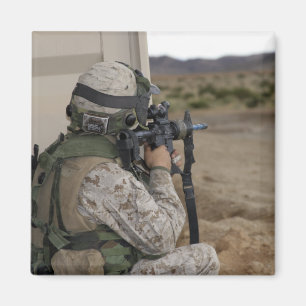 Eine Infanterie kundschaften Magnet