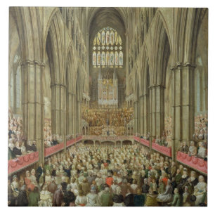 Eine Innenansicht von Westminster Abbey auf dem Fliese