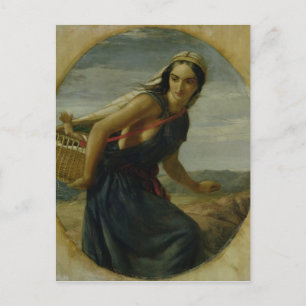 Eine israelische Mutter, 1857/1860 Postkarte