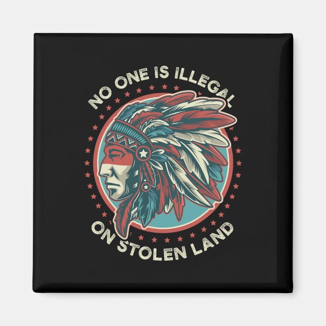 Eine ist illegal gegen gestohlenes Land und gegen  Magnet (Vorne)