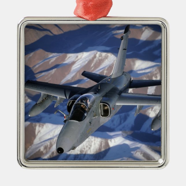 Eine italienische AMX-Trennung Silbernes Ornament (Vorne)