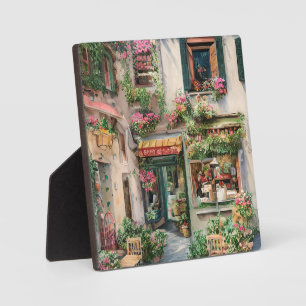 Eine italienische Street Scene Ephemera Design Ser Fotoplatte