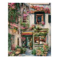 Eine italienische Street Scene Ephemera Design Ser