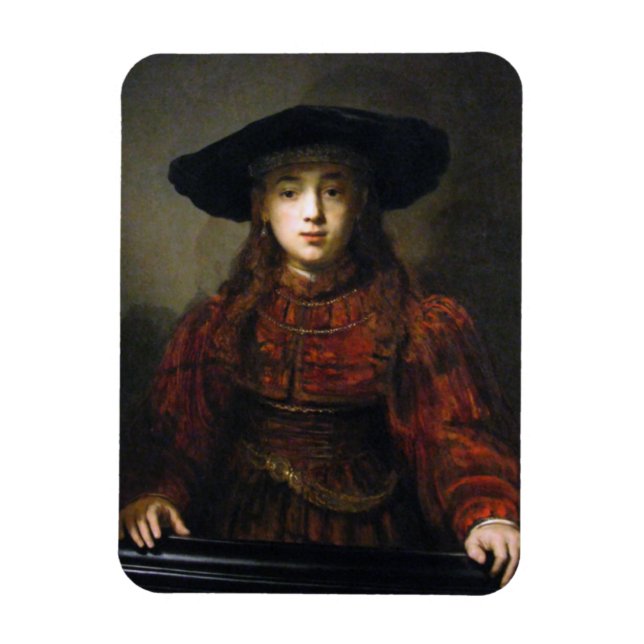 Eine jüdische Brücke - Rembrandt - 1641 Magnet (Vertikal)