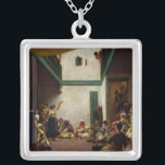 Eine jüdische Hochzeit in Marokko, 1841 Versilberte Kette<br><div class="desc">Eine jüdische Hochzeit in Marokko,  1841% pipe% durch Ferdinand-Sieger Eugene Delacroix | Kunst-Standort: Louvre,  Bild-Sammlungs-Zahl Paris,  Frankreich | französischen Künstler-|: XIR82865</div>