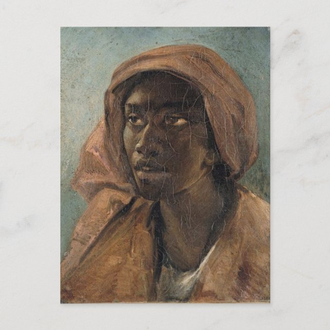 Eine junge schwarze Frau von Gericault Postkarte (Vorderseite)