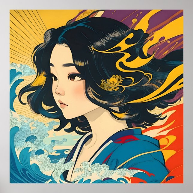 Eine junge vietnamesische Frau Poster (Vorne)