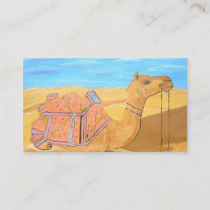 Eine KamelVisitenkarte Visitenkarte