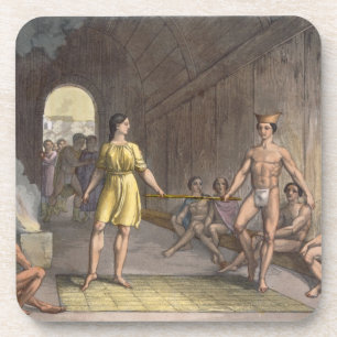 Eine kanadische indische Trauung, von 'Le Cost Untersetzer