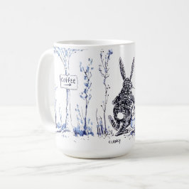 Eine Kaninchenweg-Tasse Kaffeetasse