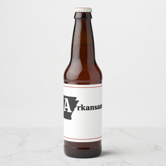 Eine Kansauce Bierflaschenetikett (Vorderseite)