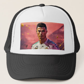 Eine Kappe mit dem Bild von Ronaldo
