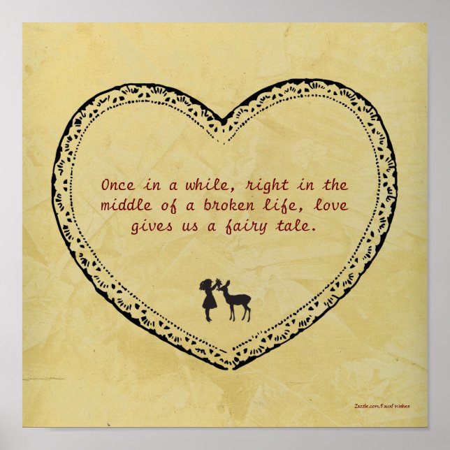 Eine kaputte Lebensmärchen Poster (Vorne)