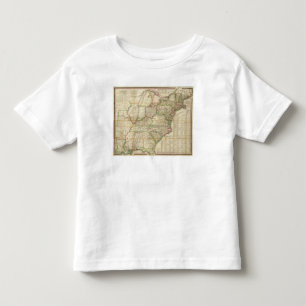 Eine Karte der Straßen, der Kanäle und des Kleinkind T-shirt