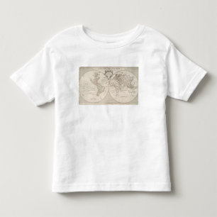 Eine Karte der Welt Kleinkind T-shirt