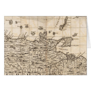 Eine Karte des Britischen Imperiums in Amerika Bla