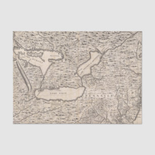 Eine Karte des Britischen Imperiums in Seidenpapier