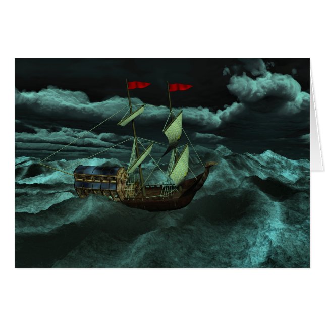 Eine Karte des Wilden und Stormatischen Meeres (Vorderseite (Horizontal))