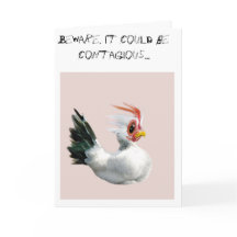 Eine Karte für besessen gewesene Huhn-Freunde