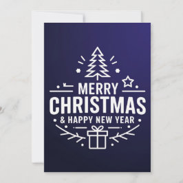 Eine Karte für jede Verbindung Frohe Weihnachten