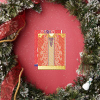 eine Karte mit rotem Herz