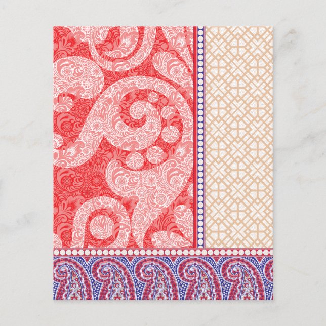 eine Karte mit rotem Herz (Vorne)