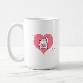 Eine Katze, die ihre Liebe zeigt Kaffeetasse