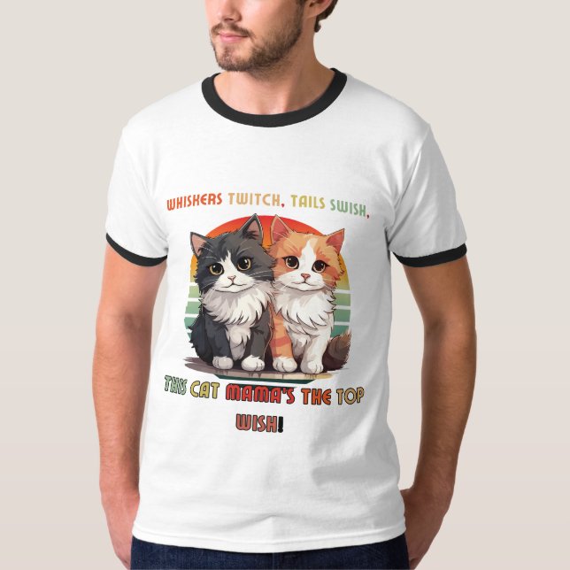 "Eine Katze führt einfach zum anderen" T-Shirt (Vorderseite)