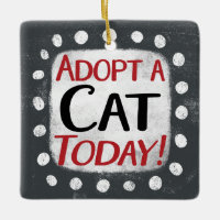 Eine Katze heute verzieren adoptier