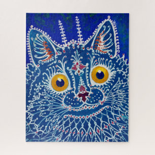 Eine Katze im gotischen Stil von Louis Wain