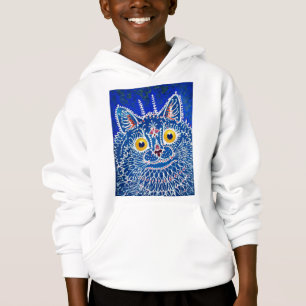 Eine Katze im gotischen Stil von Louis Wain Hoodie