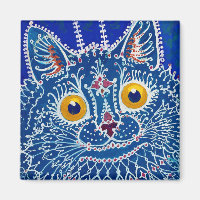 Eine Katze im gotischen Stil von Louis Wain