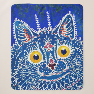 Eine Katze im gotischen Stil von Louis Wain Sherpadecke