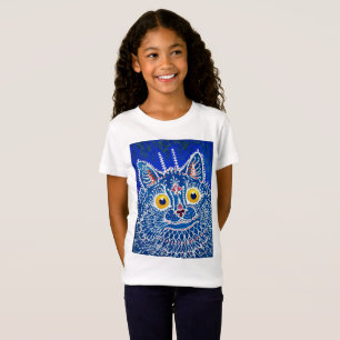 Eine Katze im gotischen Stil von Louis Wain  T-Shirt