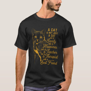 Eine Katze ist nicht nur eine Katze, die sich über T-Shirt