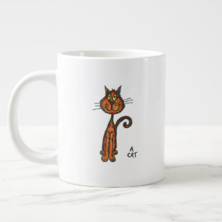 Eine Katze Jumbo-Tasse