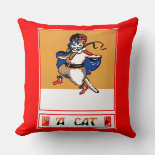 Eine Katze Kissen
