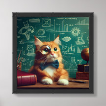 Eine Katze mit einem Monokel II