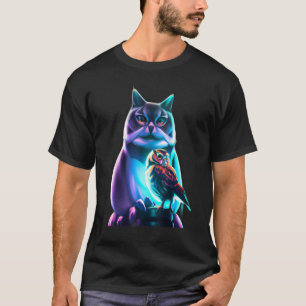 EINE KATZE UND EINE EULE 3 T-Shirt