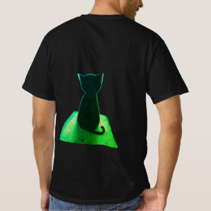 eine Katze zurück T-Shirt