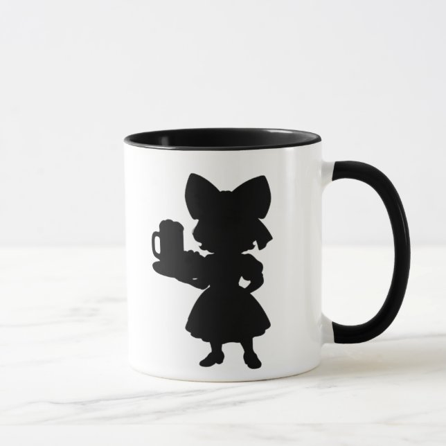 Eine Kellnerin Tasse (Rechts)