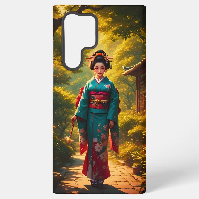 Eine Kimono-Strahlung Samsung Galaxy Hülle (Rückseite)
