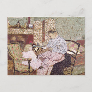 Eine Kinderfrau Fütternd, 1901 Postkarte
