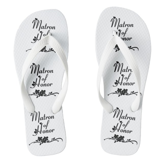 Eine klassische Ehrenmatrone Flip Flops (Fußbett)