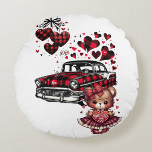 EINE KLASSISCHE VALENTINS-LIEBE FÜR DICH 2 RUNDES KISSEN