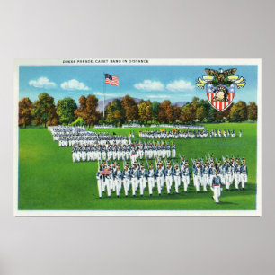Eine Kleiderparade, Kadett-Band im Abstand Poster