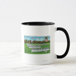 Eine Kleiderparade, Kadett-Band im Abstand Tasse