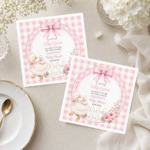 Eine kleine alberne Gans Pink Cottagecore Babypart