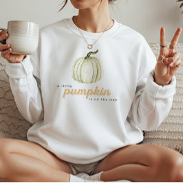 Eine kleine Ankündigung des Kürbisfalles Sweatshirt