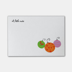 eine kleine Anmerkung (fröhliche Post-it Klebezettel